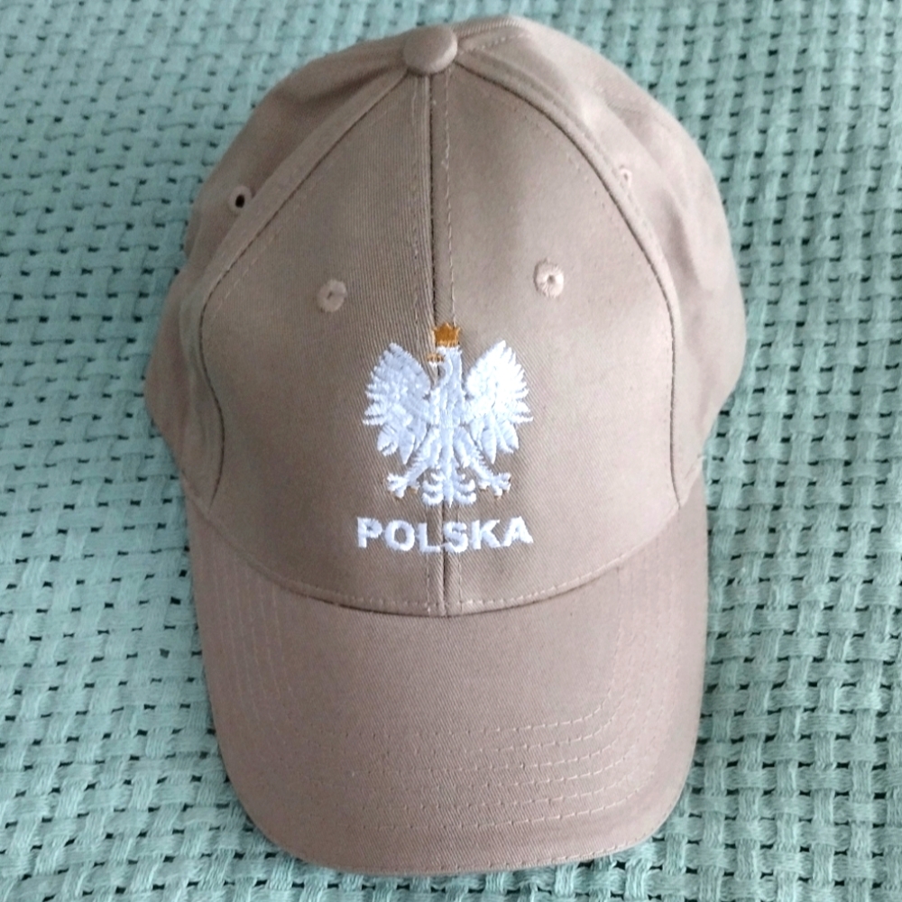 Polska (Poland) Tan Baseball Cap